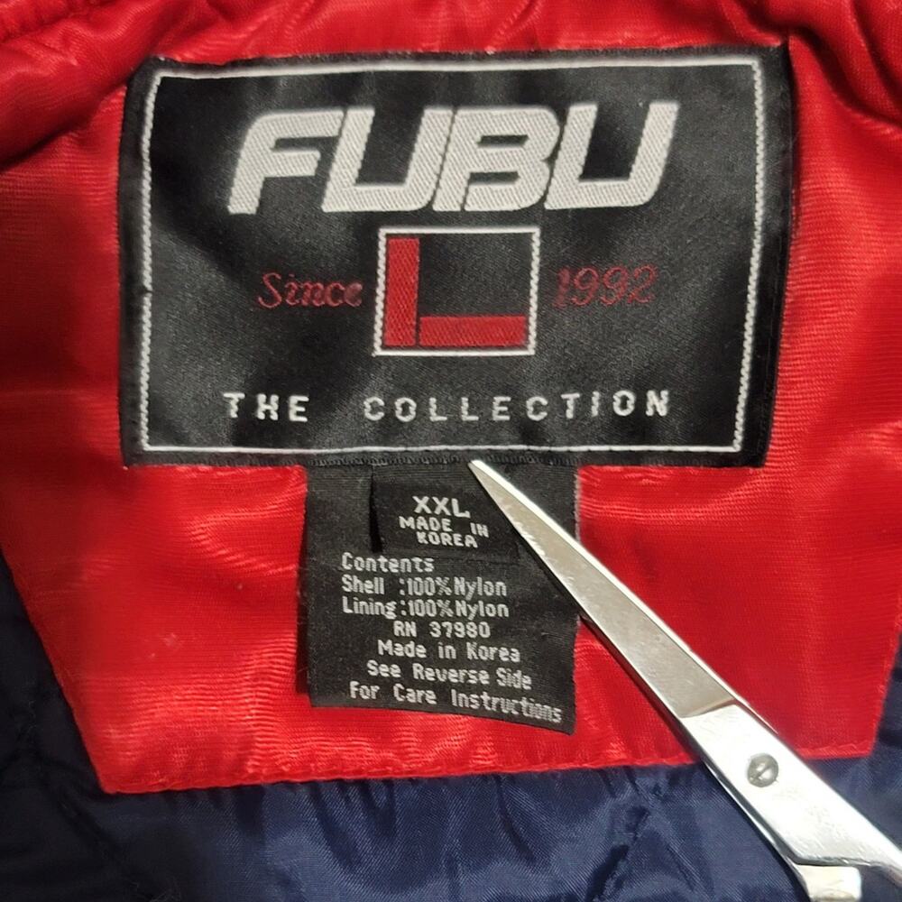 Vtg FUBU Satin Bomber Jacket - Picture 6 of 9